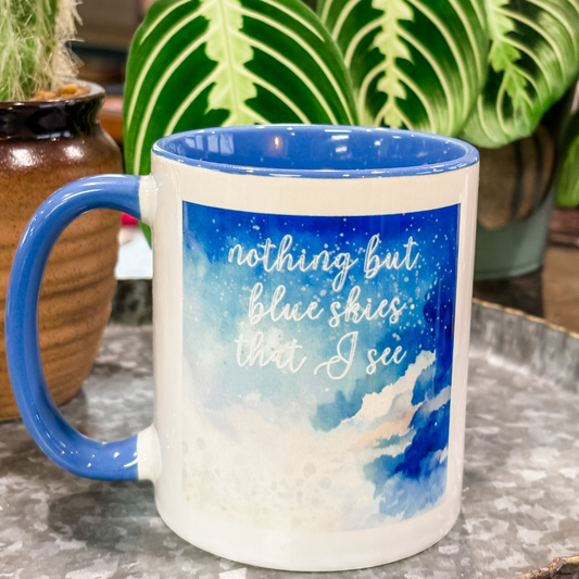 Blue Skies Mug